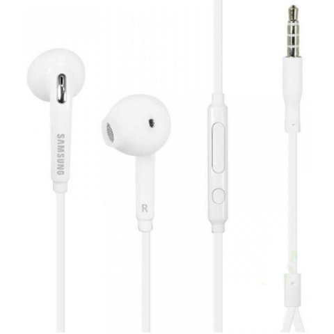 Auriculares Con Cable Samsung Para Conector De 3,5 Mm, Color Blanco