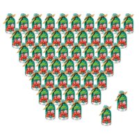 Bothyi - 50X Bolsas De Regalo Navidad Bolsas De Almacenamiento Con Tema Navideño Bolsas De Envoltura De Regalos De Navidad Estilo B