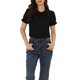 thumbnail image 1 of INSPIRE CHIC Blusa de Mujer para Regreso a Clases Cuello Vintage Peter Pan con Lazo Casual Linda Camisa de Algodón con Botones L Negro, 1 of 6