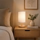 thumbnail image 4 of Lampara De Velador Lampara De Mesa Diseño Redondo beige 1, 4 of 4