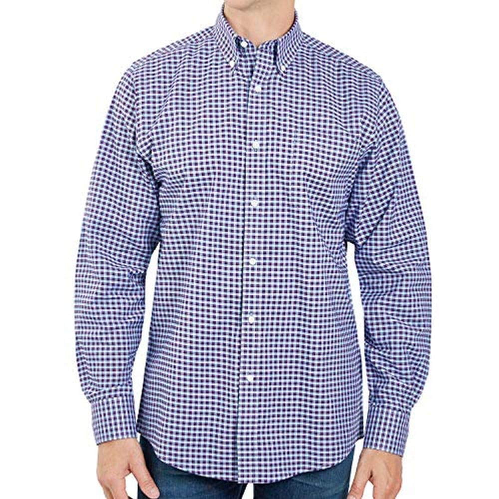 Member´s Mark - Camisa Oxford Clásica De Manga Larga Con Stretch Member's Mark Roja Talle L
