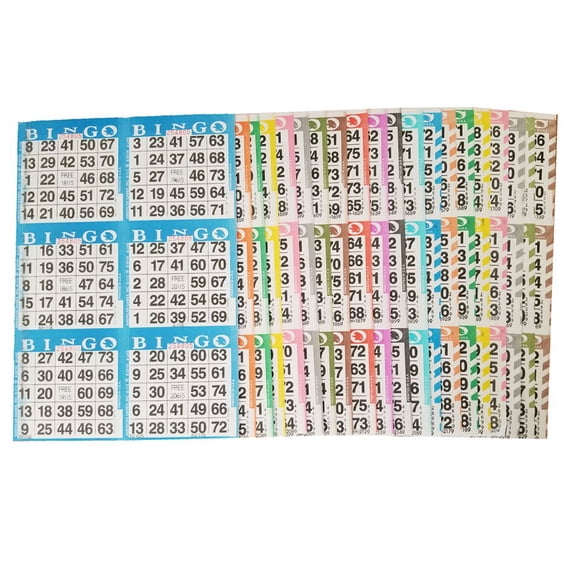 Papel para Bingo American Games 1000 Hojas 20 Colores