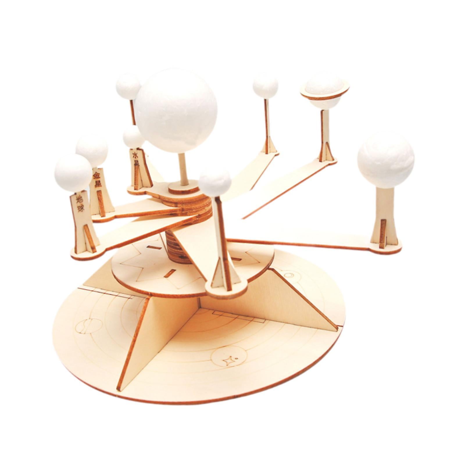 Magideal - Kit De Bloques De Construcción De Madera, Juguete Tecnológico, Proyectos Educativos, Juguetes De Construcción, Juguetes Científicos Planetarios Stem