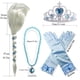 thumbnail image 5 of Peluca De Princesa Elsa Trenzas De Frozen Elsa Con Tiara Collar Y Guantes, 5 of 7