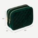 thumbnail image 2 of Organizador Doble con Cierre para Cosméticos Conair Verde Esmeralda, 2 of 2