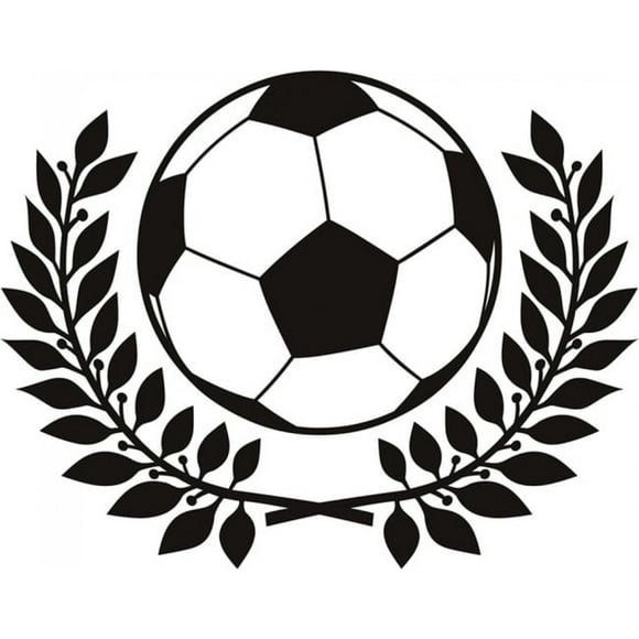 Decomural Football Wreath Football Badge WS-19191