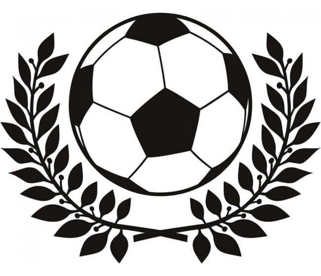 Rienda Libre Graphics - Decomural Football Wreath Football Badge Ws-19191