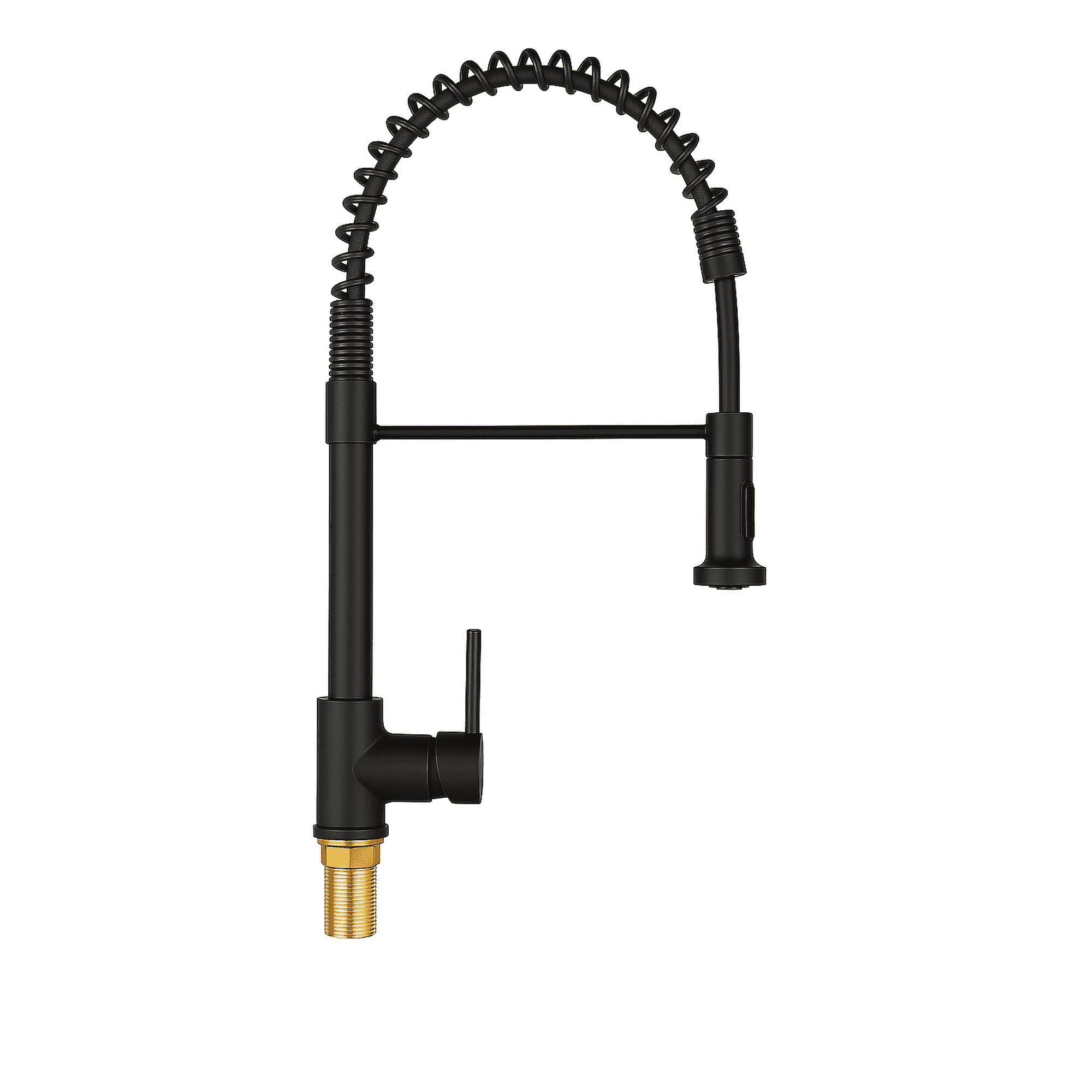 Genérico - Monomando Lavaplatos Flexible Profesional Negro