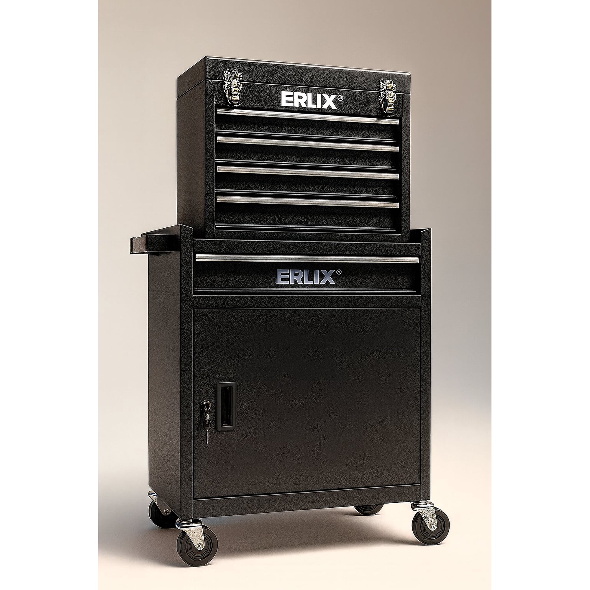 Almacenamiento/gabinete De Metal Para Herramientas Profesional Erux Negro
