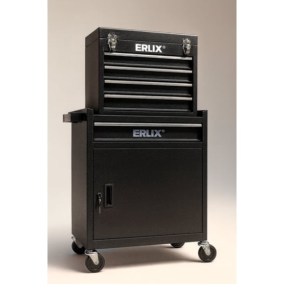 Almacenamiento/Gabinete De Metal Para Herramientas Profesional Erux Negro