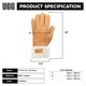 thumbnail image 5 of Guantes De Invierno De Piel De Oveja Resistentes Al Agua Para Mujer, 5 of 5