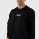 thumbnail image 2 of Polera Premium Cotton Manga Larga Negro Hombre Konko, 2 of 3