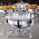 thumbnail image 1 of Juego de platos GGIU de 5 litros para buffet con tapa de acero inoxidable, 1 of 6