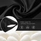 thumbnail image 5 of Funda De Almohada De Seda Seda De Morera Suave Y Transpirable Negra, 5 of 7