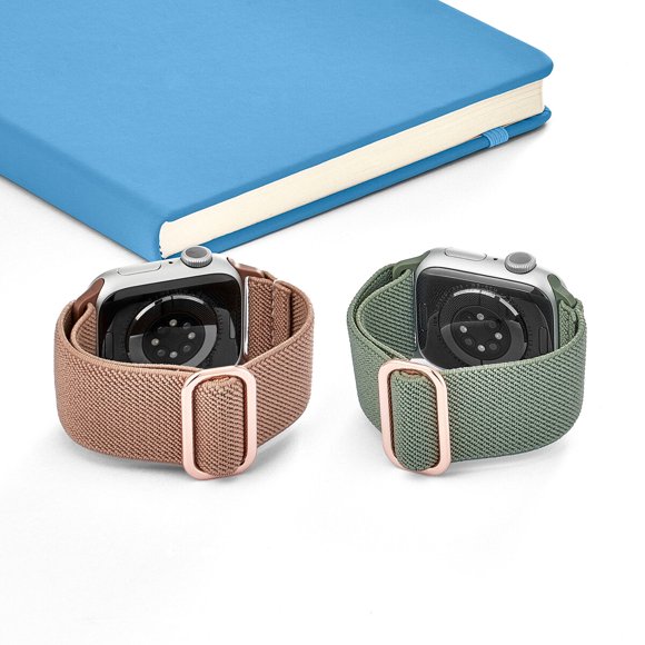 Correa de nylon Best Buy essentials para Apple Watch de 38 a 42 mm, paquete de 2 unidades
