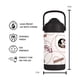 thumbnail image 4 of Botella de acero inoxidable para niños con mascota de equipos, 355 ml, 4 of 4