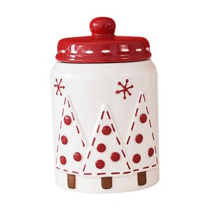 Magideal - Tarro De Cocina De Cerámica Con Tapa Para Almacenar Golosinas Y Café Versátil Cerámica Fácil De Limpiar Adecuado Para Regalo Festivo Organización De H 11 Cm X 108 Cm X 166 Cm
