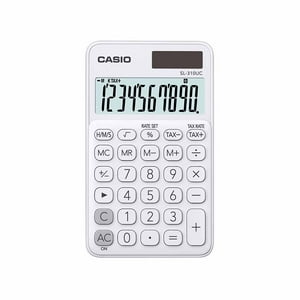 Calculadora Bolsillo Casio Sl-310Uc-We Blanca