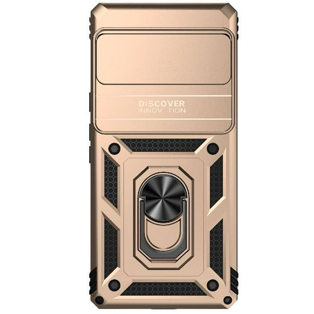 Estuche GANGXUN para Google Pixel 6 Pro, soporte giratorio 360°, estilo mecánico y magnético