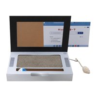 Ioensy - Rascador Para Computadora Portátil, Juguete Para Gatos, Rascador De Cartón Para Gatos De Interior, Garra Para Gatitos