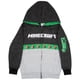 thumbnail image 2 of Conjunto de 3 Piezas para Niños Minecraft: Sudadera con Capucha, Camiseta y Pantalones Jogger Gris Talla 10/12, 2 of 6