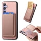 thumbnail image 3 of Funda de Cuero Magnética con Tarjetero para Samsung Galaxy A54 Cubierta Delgada Rosa, 3 of 5