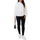 thumbnail image 2 of INSPIRE CHIC Camisas de Maternidad para Mujeres Blusas Plisadas con Botones Manga Larga Top de Lactancia para Embarazo L Blanco, 2 of 6