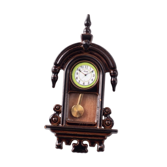 Reloj Romano En Miniatura A Escala 1/12, Accesorios Realistas Para Muñecas, Decoración, Campanario.