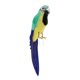 thumbnail image 5 of simulación artificial con plumas loro pájaro modelo animal decoración del hogar j, 5 of 5