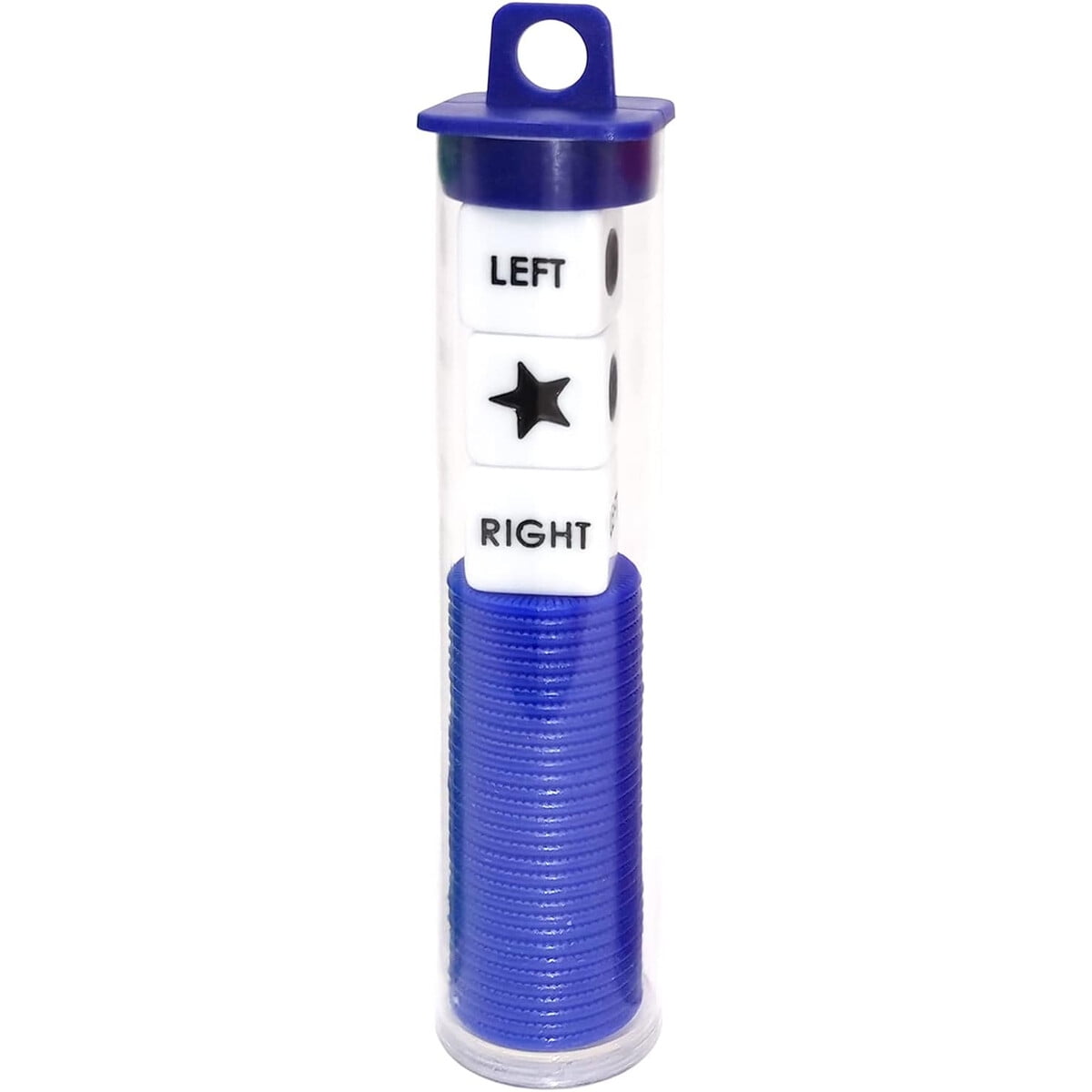 Juego De Dados Ahoper Left Right Center Set 3 Dados 36 Fichas