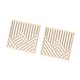 thumbnail image 5 of Paneles De Esculturas Para Colgar En La Pared, Arte Geométrico De Madera Para Pared, Color Arce, 2 Uds., 5 of 5