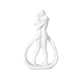 thumbnail image 5 of Estatua De Pareja Abrazada Para El Hogar, Adorno Coleccionable Para El Gabinete Del Hogar, Aniversario, Color Blanco, 5 of 5