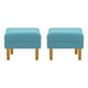 thumbnail image 1 of Set Pouf Sky 1c Felpa 04 Turquesa, 1 of 4