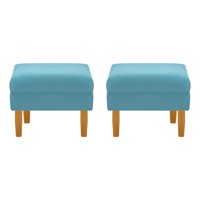 Bodevir - Set Pouf Sky 1C Felpa 04 Turquesa