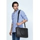 thumbnail image 3 of Maletín Sharo Classic Leather Cuero Múltiples Bolsillos Compartimento Exterior para iPad, 3 of 4