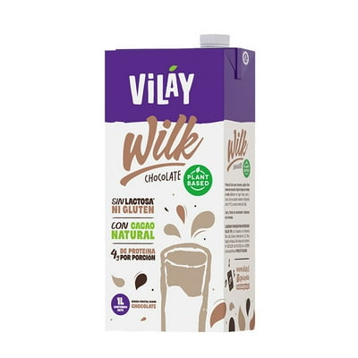 Bebida Wilk Sabor Chocolate Sin Lactosa Y Gluten 1 L Vilay