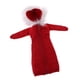 thumbnail image 4 of Chaqueta Acolchada Larga De Moda Para Mu?eca De Escala 1/6 Accesorio De Traje De Invierno Rojo, 4 of 5