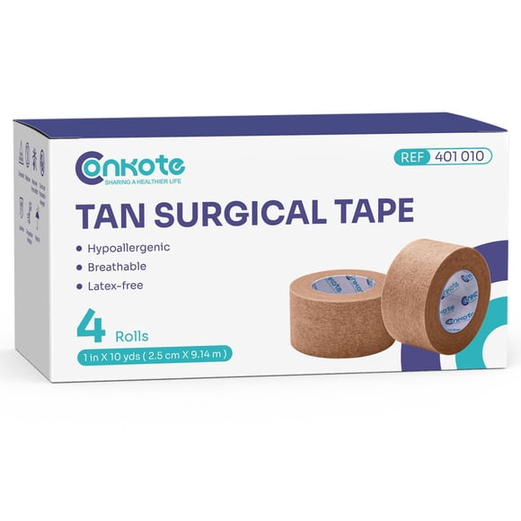 Cinta Quirúrgica Conkote 2.5 cm x 9.14 m 4 Rollos