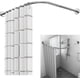 thumbnail image 1 of Barra Extensible Cortina Ducha Acero Inoxidable 100-160cm, 1 of 8