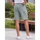 thumbnail image 3 of INSPIRE CHIC Pantalones Cortos Cargo de Cintura Elástica con Múltiples Bolsillos para Senderismo y Pesca 3XL Gris Claro, 3 of 5