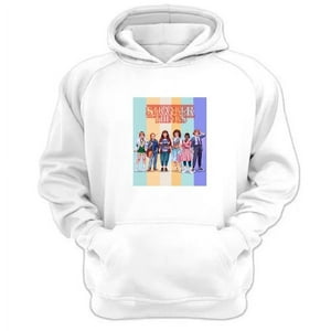 Genérico - Polerón Canguro Stranger Things Blanco Talla Xs Unisex