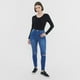 thumbnail image 4 of Jeans Mujer Skinny Destroyed Azul Oscuro Corona, 4 of 5