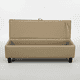 thumbnail image 2 of Banqueta Piecera 130 cm Tapiz Genova (Beige), 2 of 2
