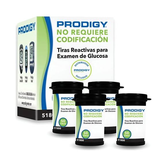 Tiras Reactivas Prodigy 200 unidades