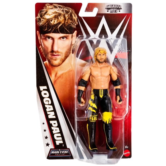 Figura de Acción WWF Logan Paul 15 cm Serie Main Event