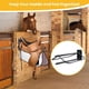 thumbnail image 2 of Soporte de pared para sillas de montar Noliven, 6 piezas, para remolque de caballos, negro, 2 of 7