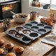 thumbnail image 3 of Molde de Silicona para Muffin Bajos Reposteria Home Logics, 3 of 5