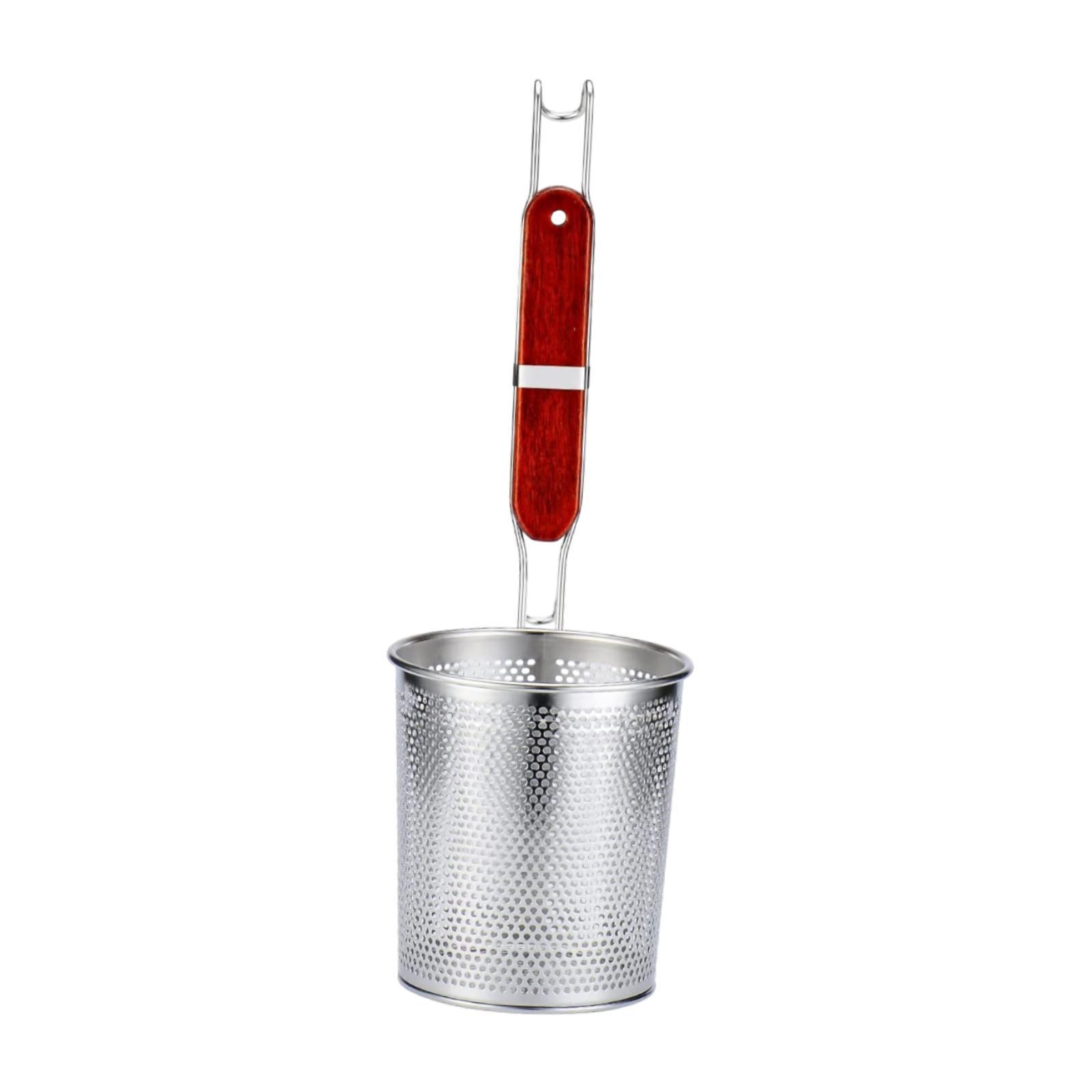 Magideal - Cesta De Pasta De Malla Cesta De Ebullición Hot Pot Caliente Filler De Fideos Freidora Profunda Para Cocinar Anillos De Cebolla De Cebolla Barbacoa S