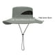 thumbnail image 2 of Sombreros para el sol de ala ancha con protección UV, plegables, para playa, pesca y actividades al aire libre., 2 of 5