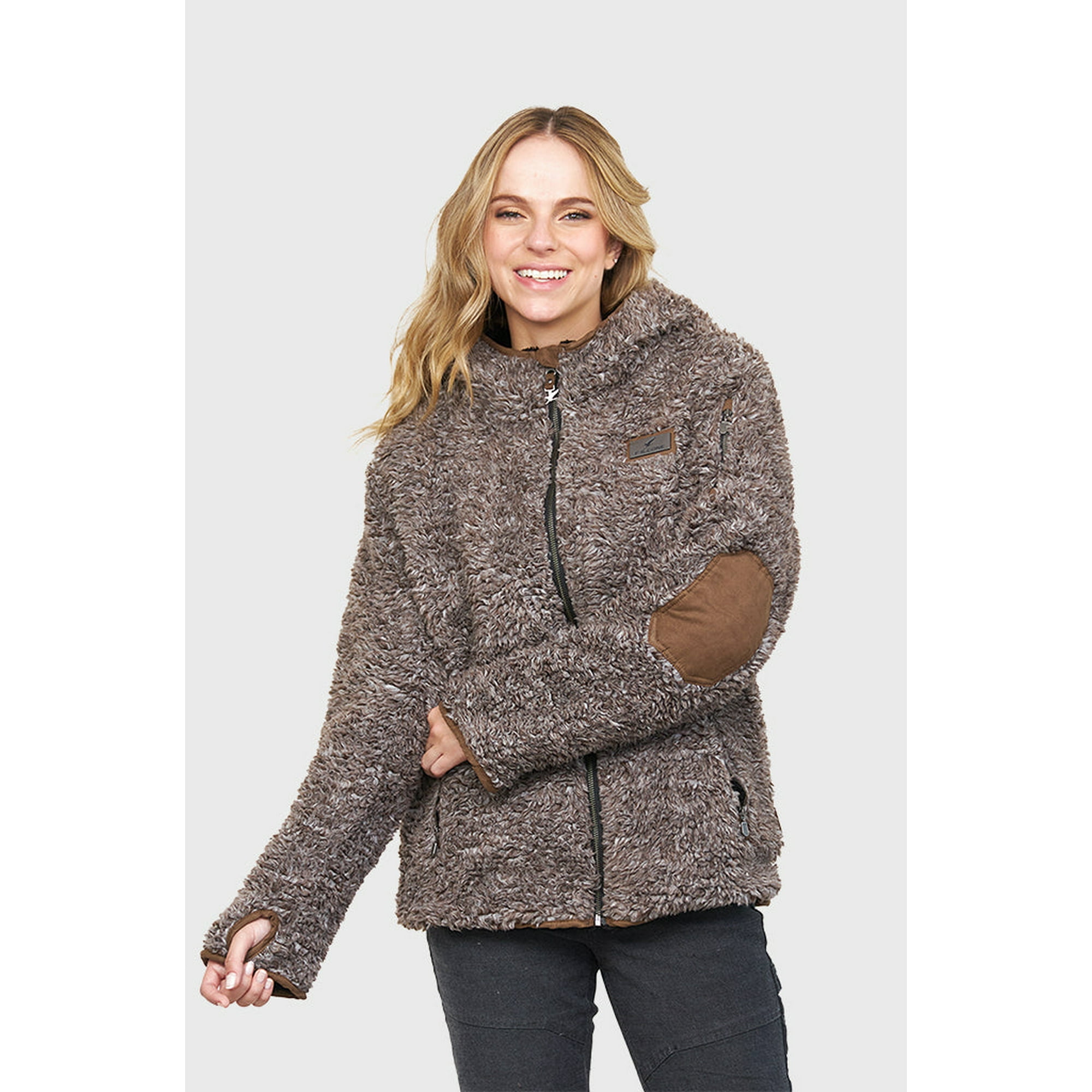 Chaqueta Chiporro Clásica Café Mujer Falcone